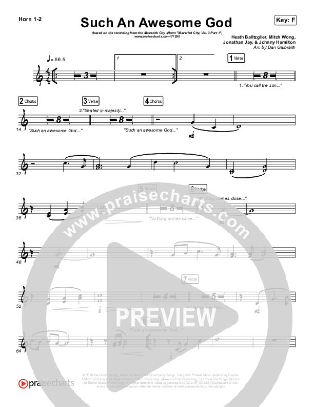 Such An Awesome God Brass Pack (Maverick City Music)