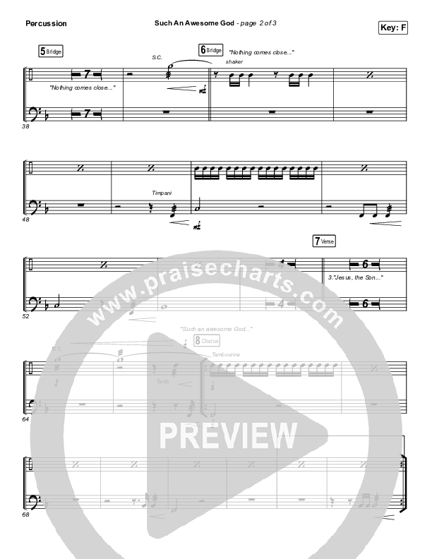 Such An Awesome God Percussion (Maverick City Music)