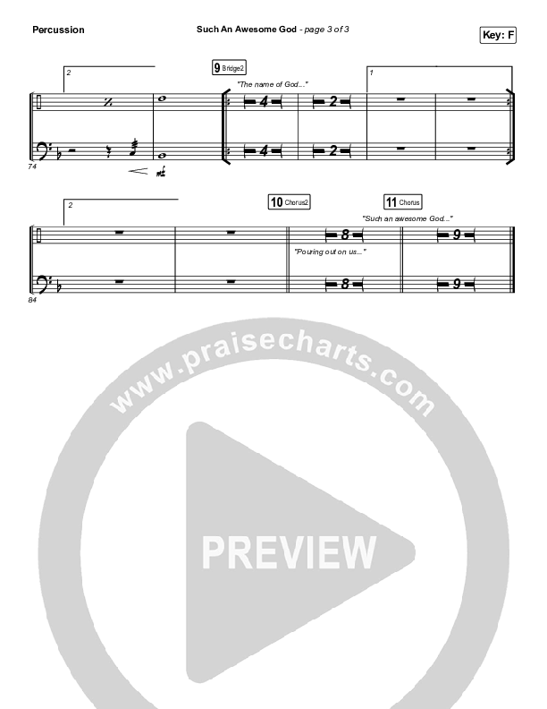 Such An Awesome God Percussion (Maverick City Music)