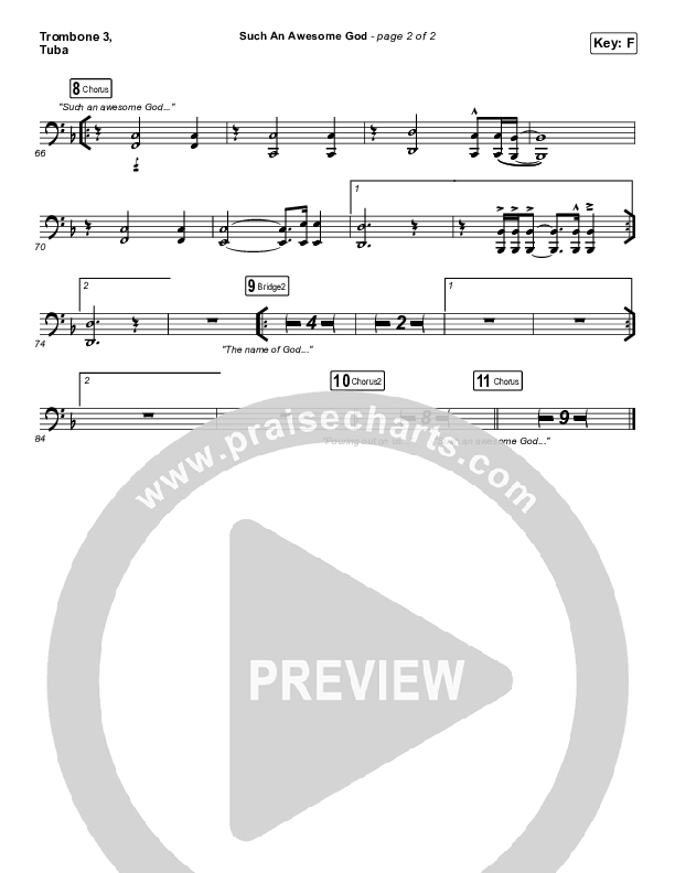 Such An Awesome God Trombone 3/Tuba (Maverick City Music)