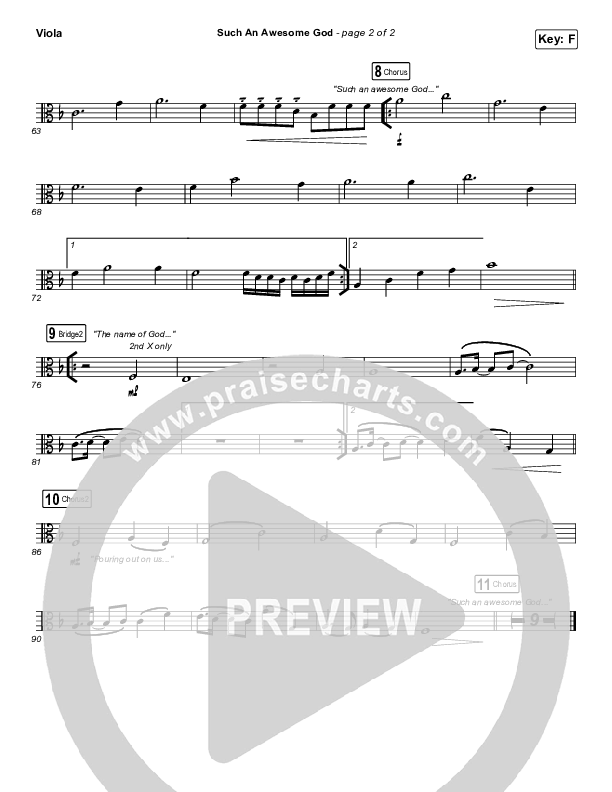 Such An Awesome God Viola (Maverick City Music)