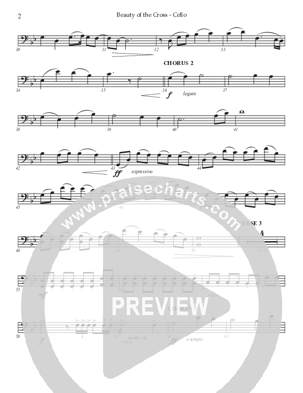 Beauty Of The Cross (Choral Anthem) Cello (Prestonwood Choir / Arr. Jonathan Walker)