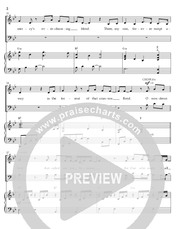 Beauty Of The Cross (Choral Anthem SATB) Choral Vocal Parts (Prestonwood Worship / Prestonwood Choir / Arr. Jonathan Walker)