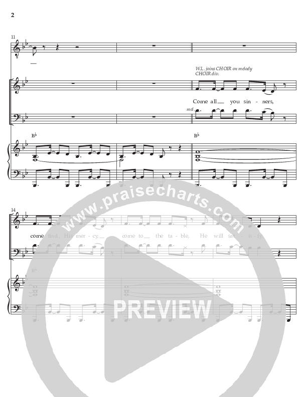 God So Loved (Choral Anthem) Choral Vocal Parts (Prestonwood Choir / Arr. Jonathan Walker)