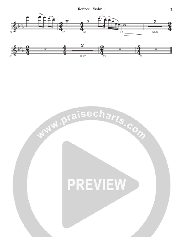 Refiner (Choral Anthem SATB) String Ensemble (Prestonwood Worship / Prestonwood Choir / Arr. Jonathan Walker)