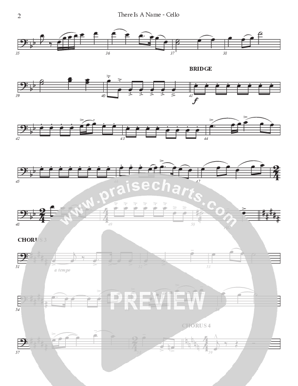 There Is A Name (Choral Anthem SATB) Cello (Prestonwood Worship / Prestonwood Choir / Arr. Jonathan Walker)