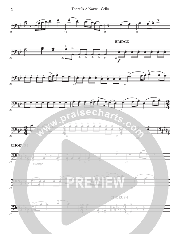 There Is A Name (Choral Anthem SATB) Cello (Prestonwood Worship / Prestonwood Choir / Arr. Jonathan Walker)