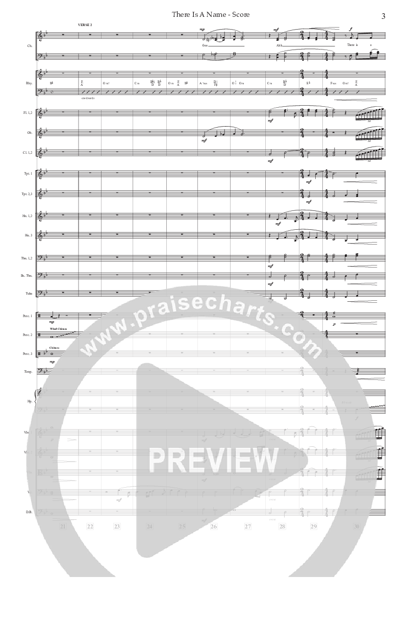 There Is A Name (Choral Anthem SATB) Conductor's Score (Prestonwood Worship / Prestonwood Choir / Arr. Jonathan Walker)