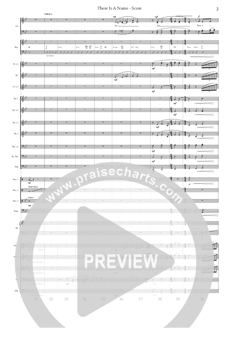 There Is A Name (Choral Anthem SATB) Conductor's Score (Prestonwood Worship / Prestonwood Choir / Arr. Jonathan Walker)