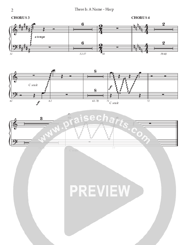 There Is A Name (Choral Anthem SATB) Harp (Prestonwood Worship / Prestonwood Choir / Arr. Jonathan Walker)