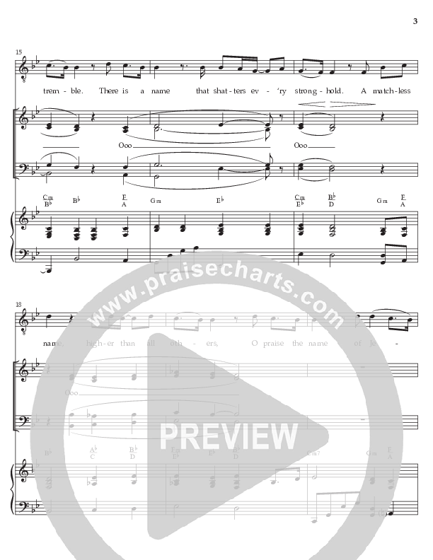 There Is A Name (Choral Anthem SATB) Octavo (Vocals & Piano) (Prestonwood Worship / Prestonwood Choir / Arr. Jonathan Walker)