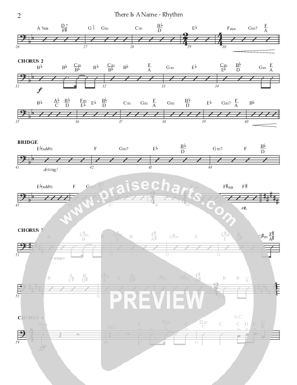 There Is A Name (Choral Anthem SATB) Rhythm Chart (Prestonwood Worship / Prestonwood Choir / Arr. Jonathan Walker)