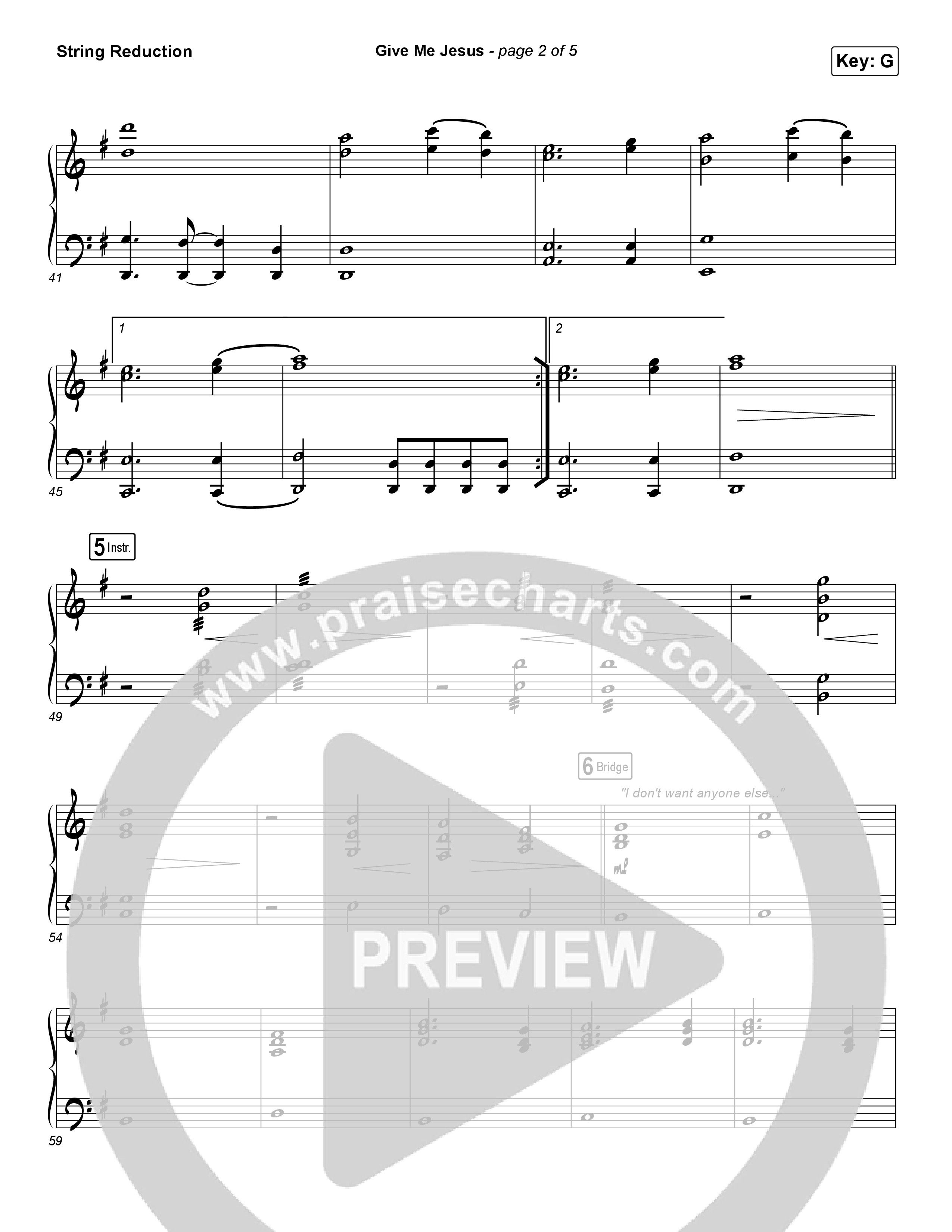 Give Me Jesus String Reduction (UPPERROOM / Abbie Gamboa)