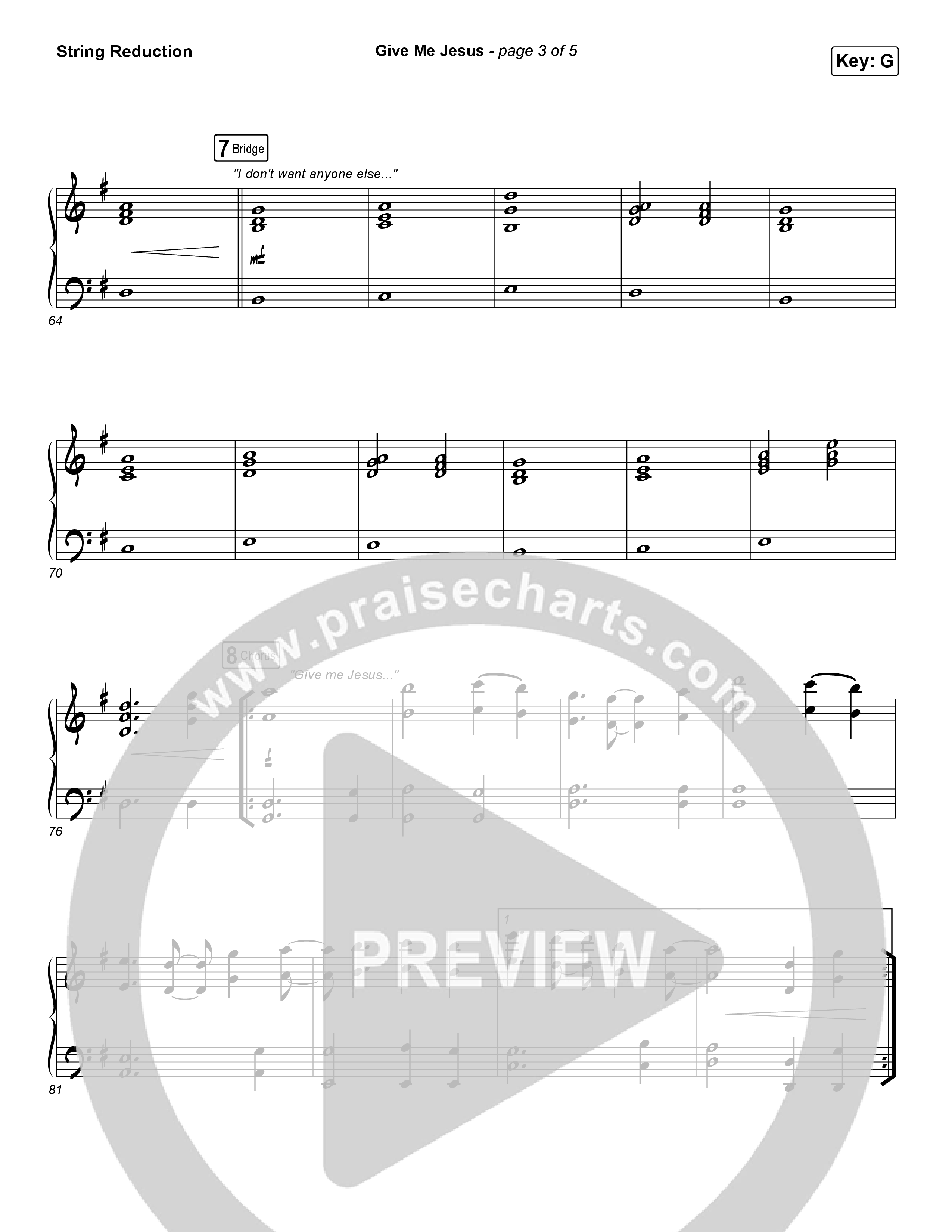 Give Me Jesus String Reduction (UPPERROOM / Abbie Gamboa)