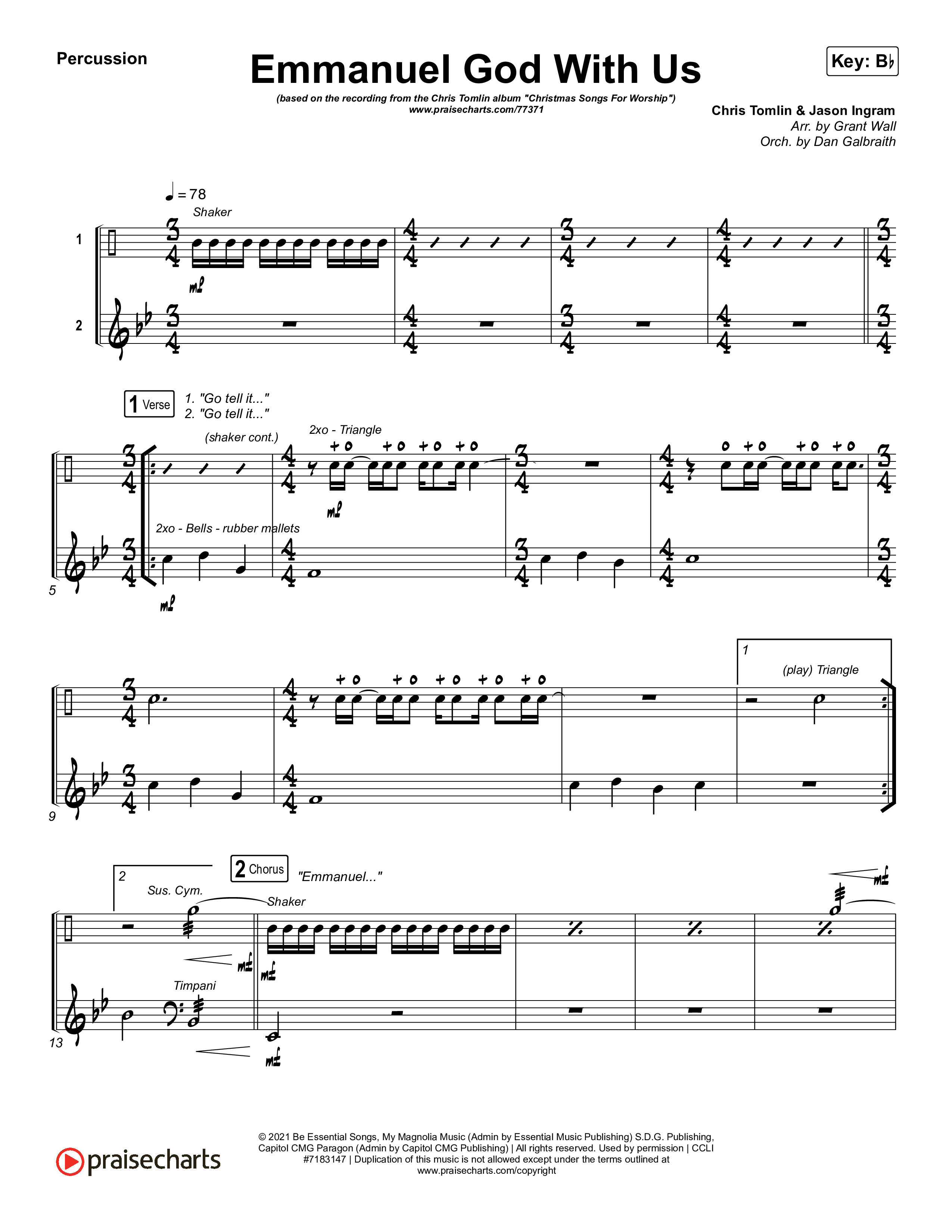 Emmanuel God With Us (Live) Percussion (Chris Tomlin)