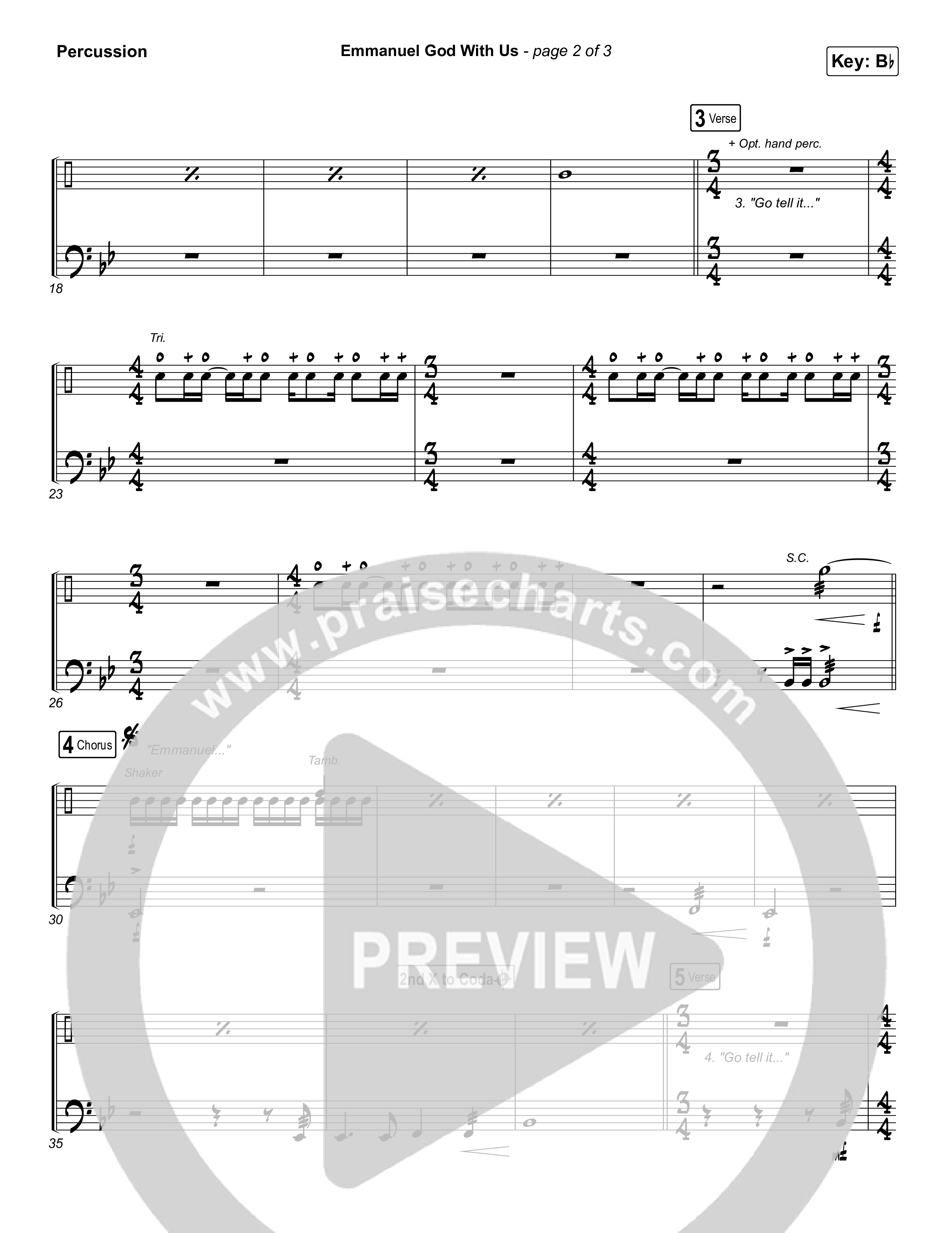 Emmanuel God With Us (Live) Percussion (Chris Tomlin)