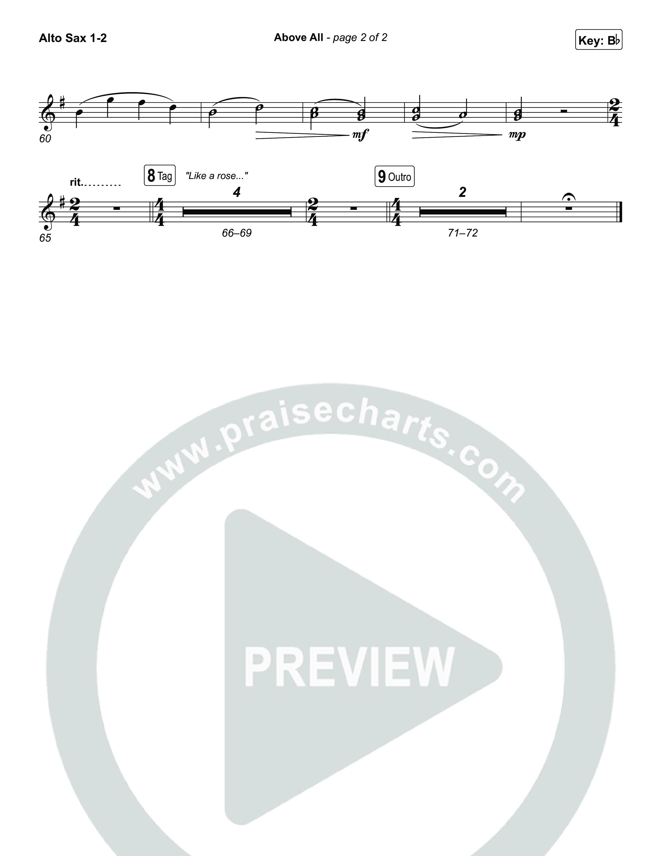 Above All (Live) Sax Pack (Michael W. Smith)