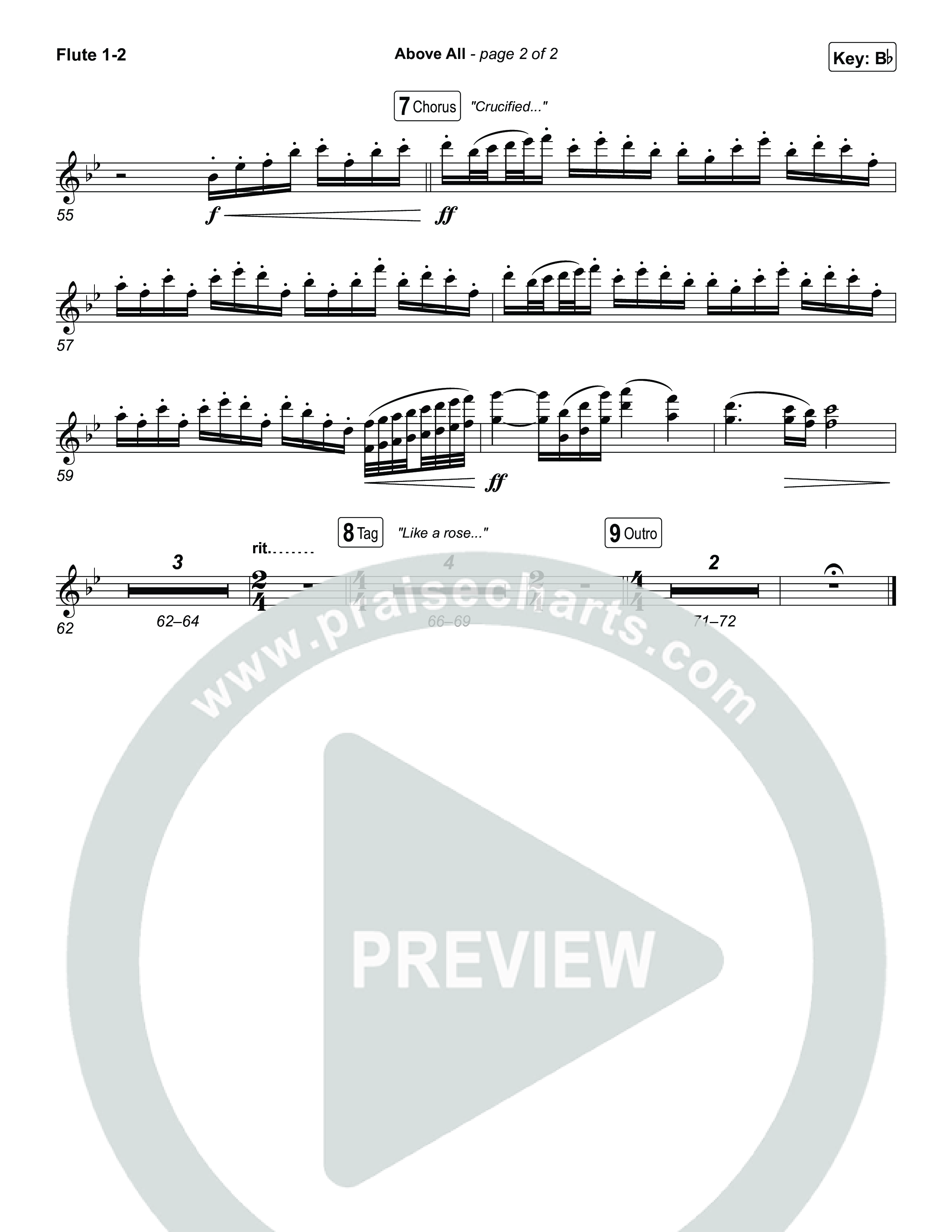 Above All (Live) Flute 1,2 (Michael W. Smith)