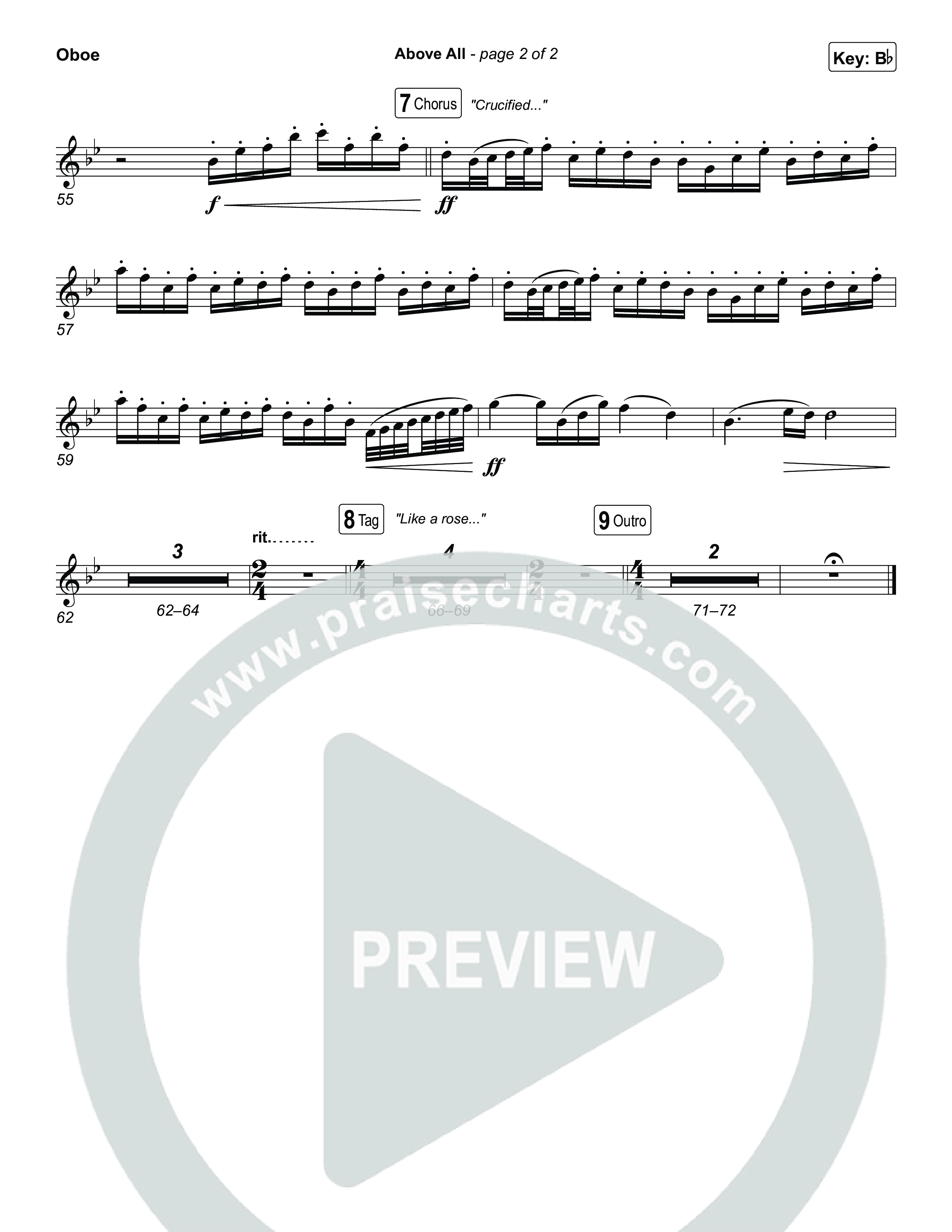 Above All (Live) Oboe (Michael W. Smith)