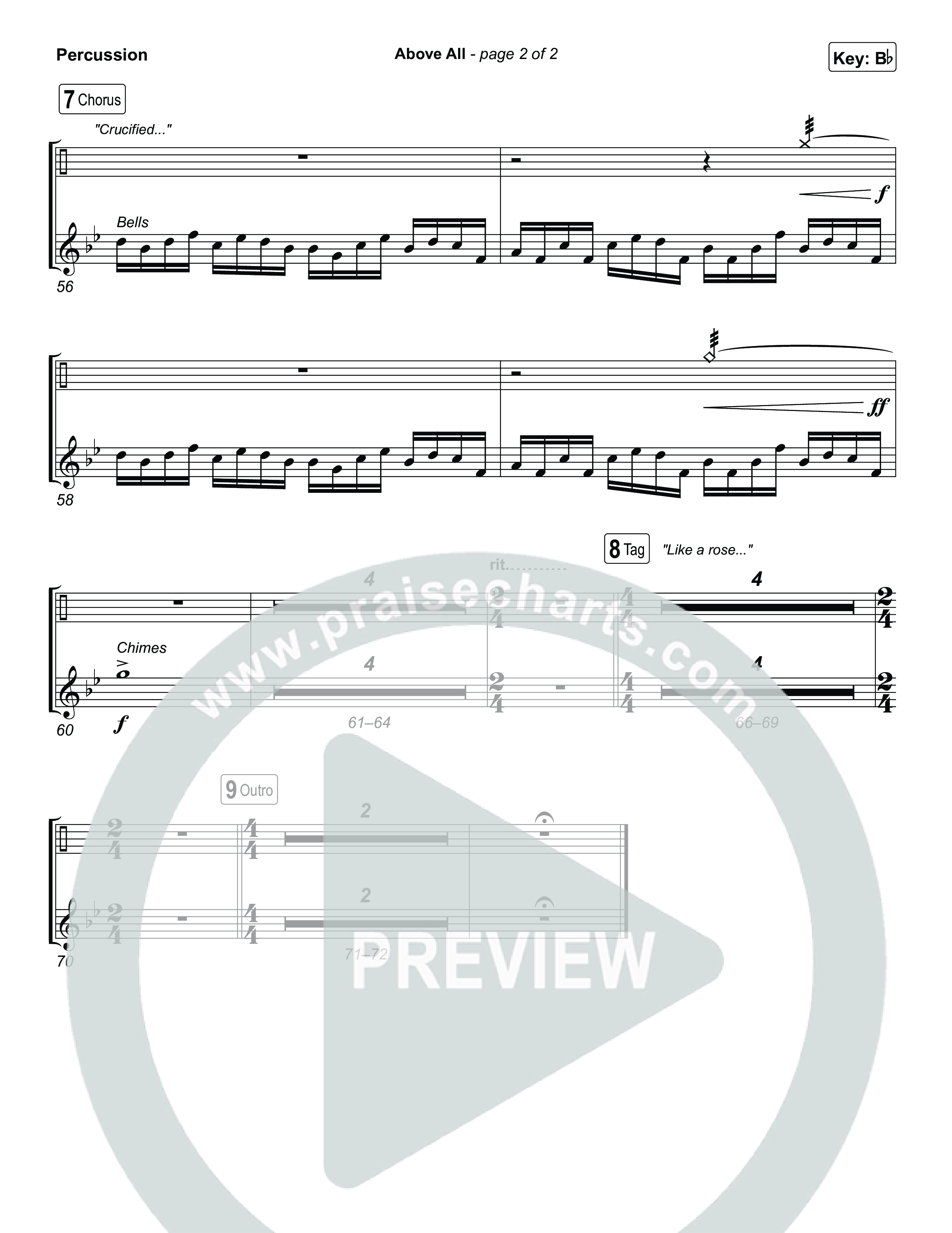 Above All (Live) Percussion (Michael W. Smith)