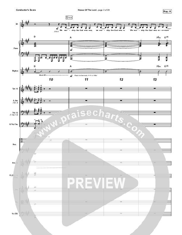 House Of The Lord Orchestration (Vertical Worship)