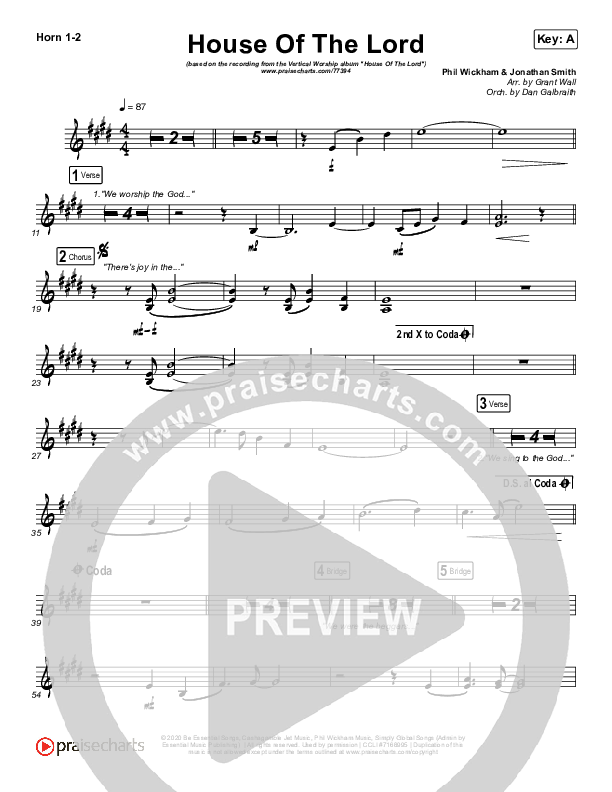 House Of The Lord Brass Pack (Vertical Worship)