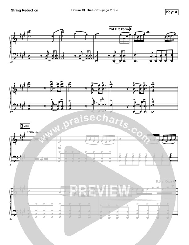 House Of The Lord String Reduction (Vertical Worship)