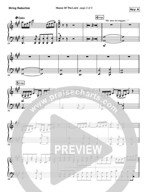 House Of The Lord String Reduction (Vertical Worship)