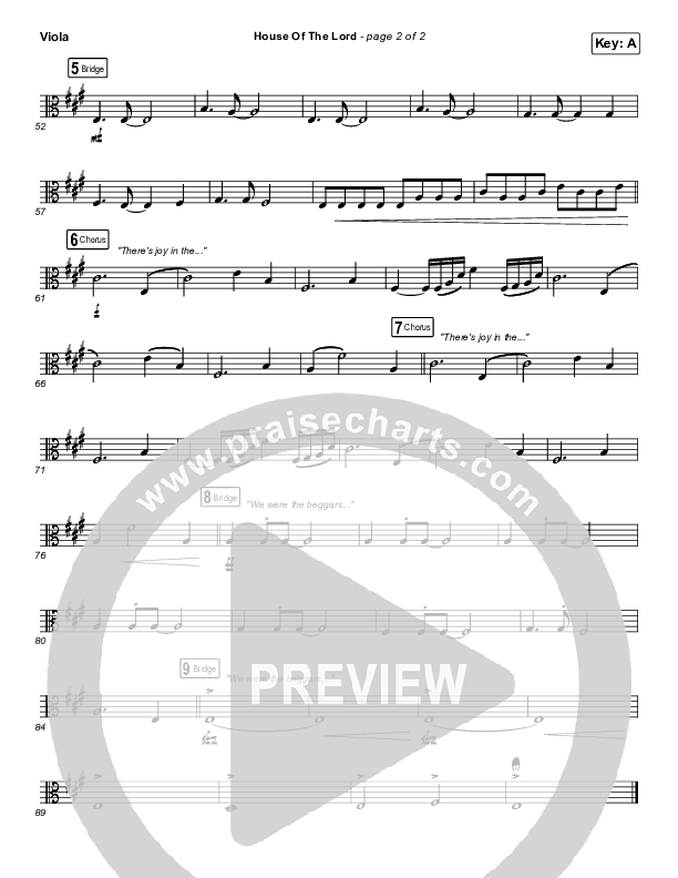 House Of The Lord Viola (Vertical Worship)