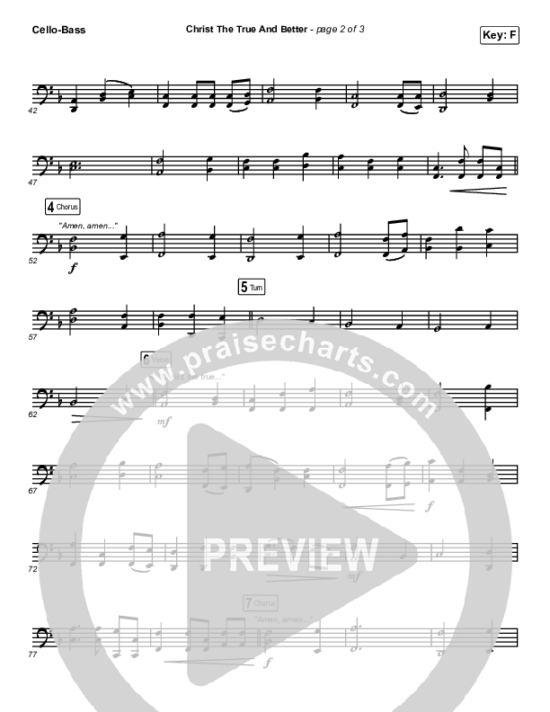 Christ The True And Better Cello/Bass (Matt Boswell / Matt Papa)