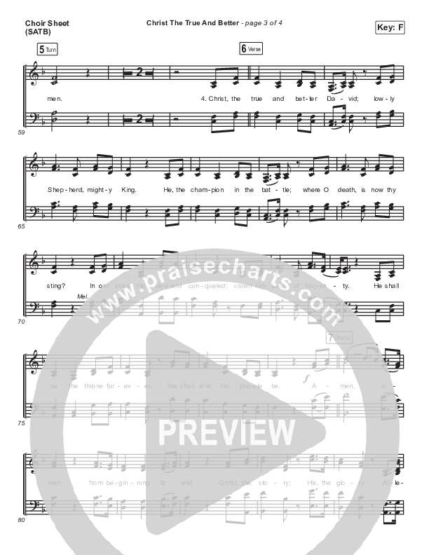 Christ The True And Better Choir Vocals (SATB) (Matt Boswell / Matt Papa)