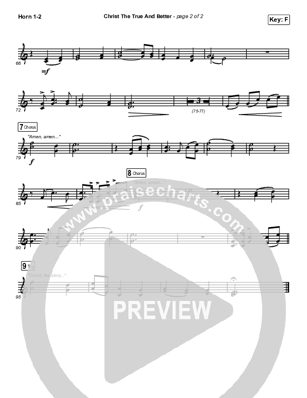 Christ The True And Better French Horn 1/2 (Matt Boswell / Matt Papa)