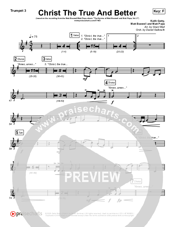 Christ The True And Better Trumpet 3 (Matt Boswell / Matt Papa)
