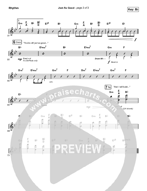 Just As Good Rhythm Pack (Chris Renzema / Ellie Holcomb)