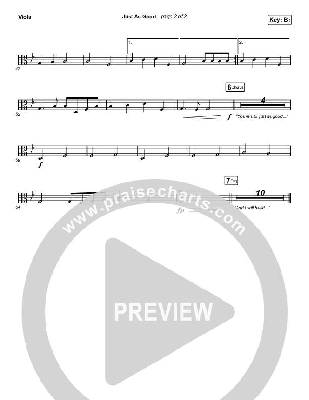 Just As Good Viola (Chris Renzema / Ellie Holcomb)