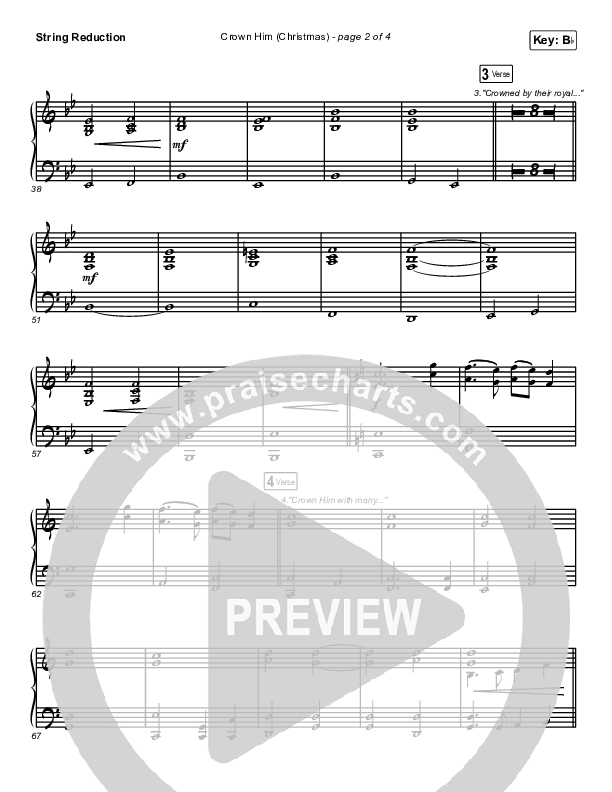 Crown Him (Christmas) (Live) String Reduction (Chris Tomlin / Matt Redman)