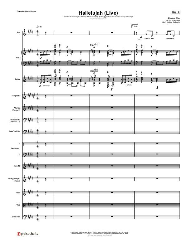 Hallelujah (Live) Orchestration (Chris Tomlin / Blessing Offor)