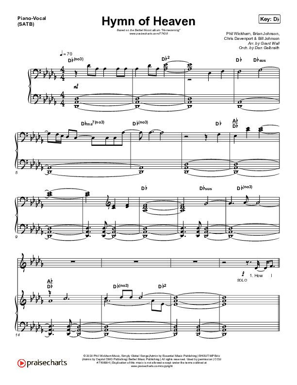 Hymn Of Heaven Devotional - PraiseCharts