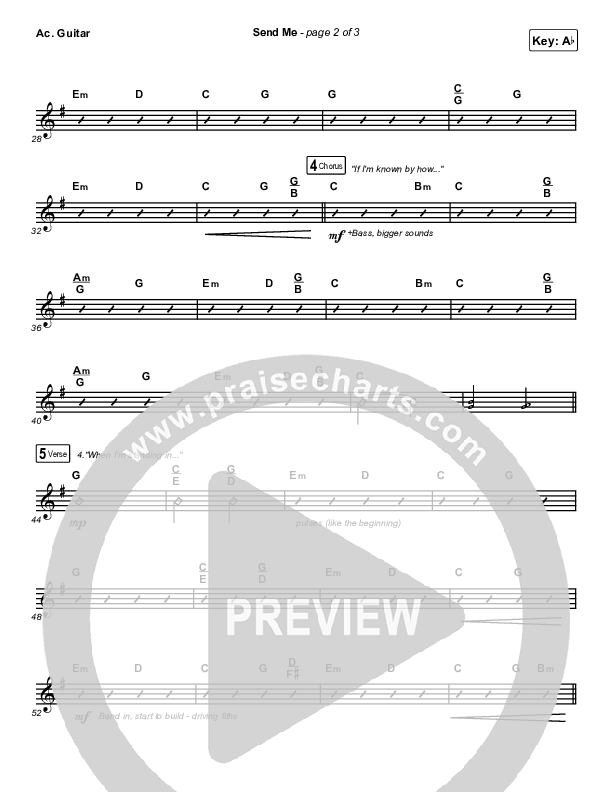 Send Me (Live) Acoustic Guitar (Bethel Music / Jenn Johnson / Chris Quilala)