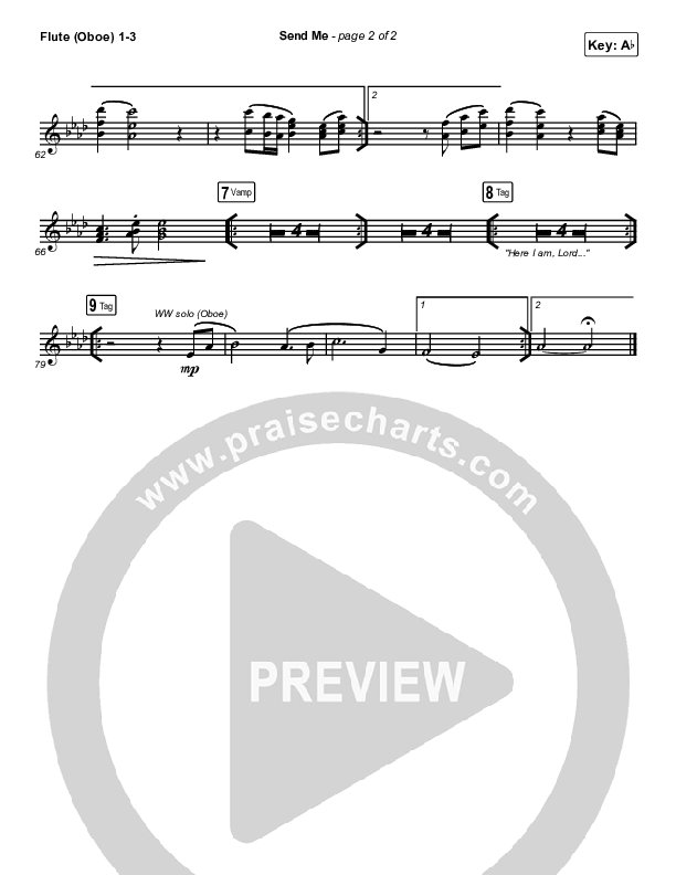 Send Me (Live) Wind Pack (Bethel Music / Jenn Johnson / Chris Quilala)