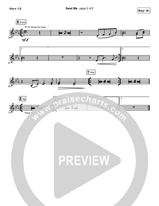 Send Me (Live) Brass Pack (Bethel Music / Jenn Johnson / Chris Quilala)