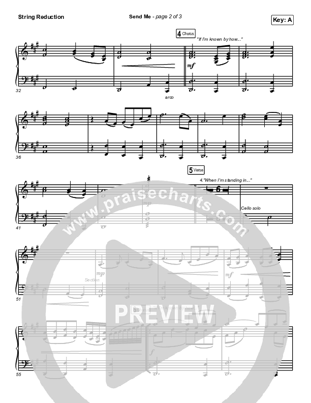 Send Me (Live) String Reduction (Bethel Music / Jenn Johnson / Chris Quilala)