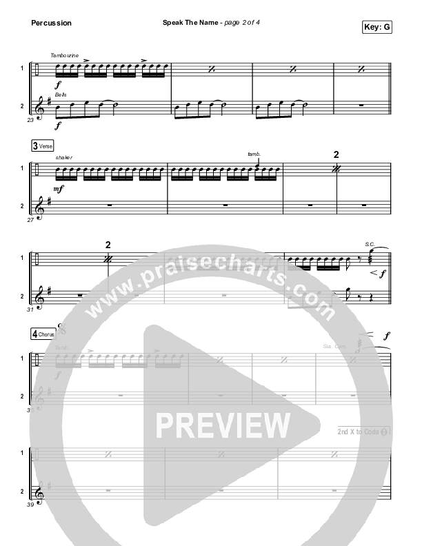 Speak The Name Percussion (Church Of The City / Ileia Sheraé)