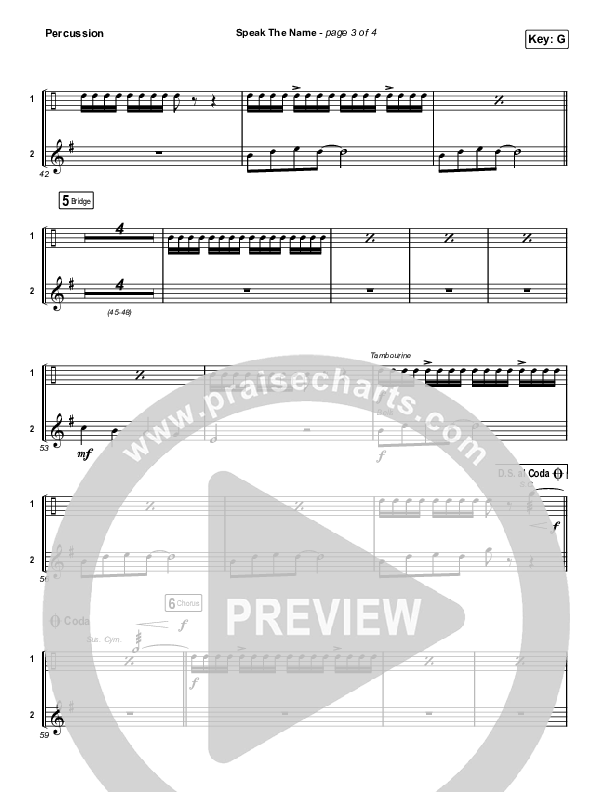 Speak The Name Percussion (Church Of The City / Ileia Sheraé)