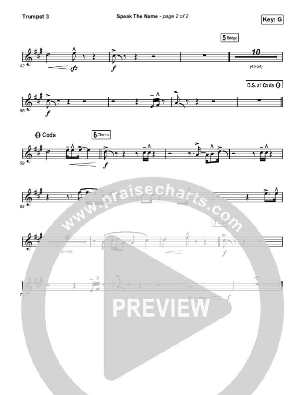 Speak The Name Trumpet 3 (Church Of The City / Ileia Sheraé)