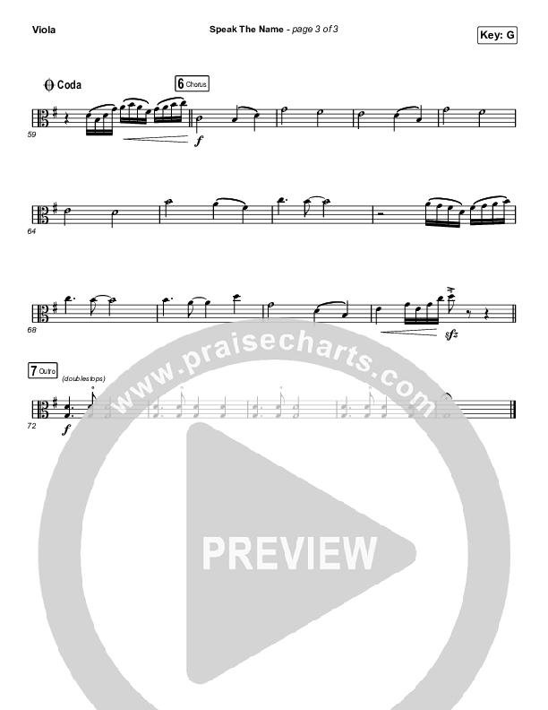 Speak The Name Viola (Church Of The City / Ileia Sheraé)