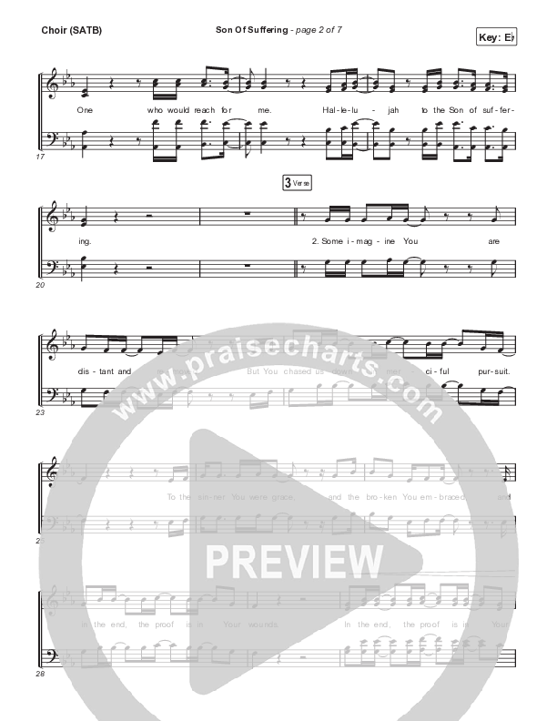 Son Of Suffering Choir Sheet (SATB) (Maverick City Music)