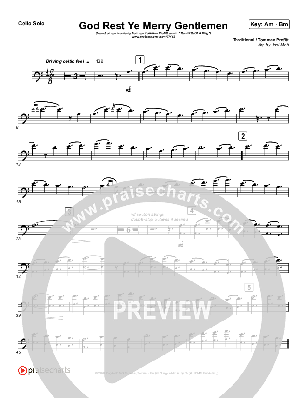 God Rest Ye Merry Gentlemen (Instrumental) Cello Solo (Tommee Profitt / Tina Guo)
