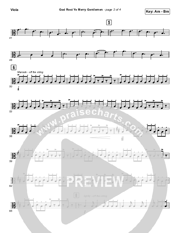 God Rest Ye Merry Gentlemen (Instrumental) Viola (Tommee Profitt / Tina Guo)