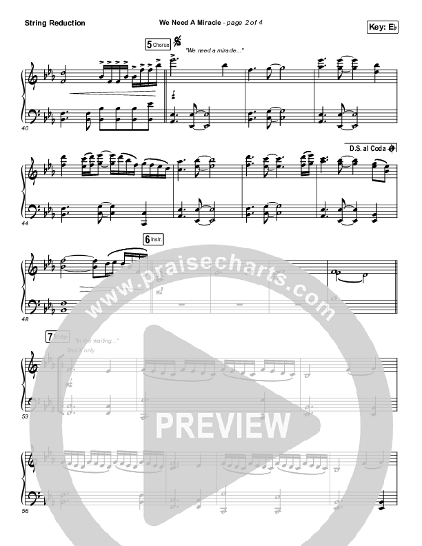 We Need A Miracle String Reduction (Charity Gayle)